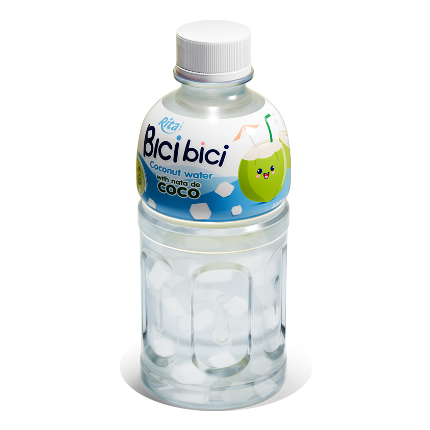 Rita Bici Bici Coconut Water with Nata de Coco 320ml Pet Bottle Rita Bici Bici Coconut Water with Nata de Coco 320ml Pet Bottle